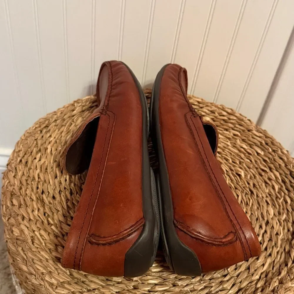 Rami al Ali Luxury Men's Brown Leather Loafers - Size 41